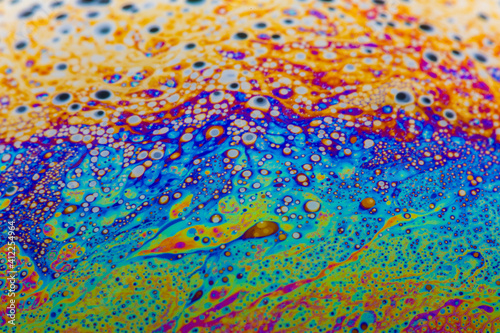 surface texture of a soap bubble  © eloymr