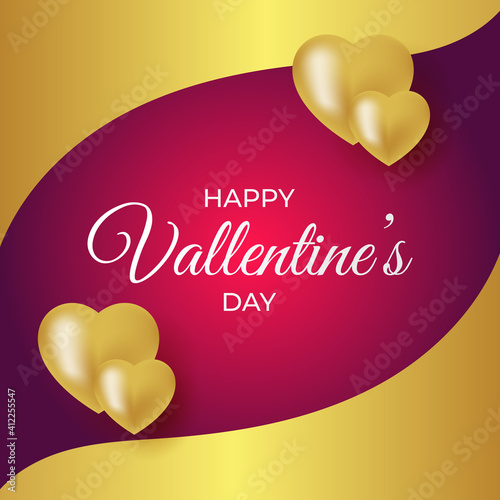Valentines Day vector illustration. Happy Valentines Day Background vector