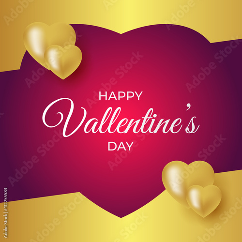 Valentines Day vector illustration. Happy Valentines Day Background vector