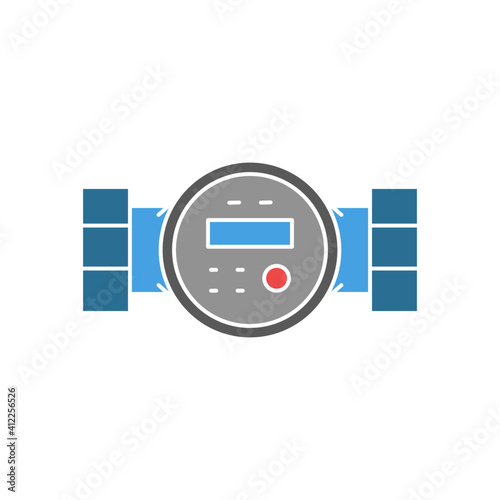 Flow meter icon