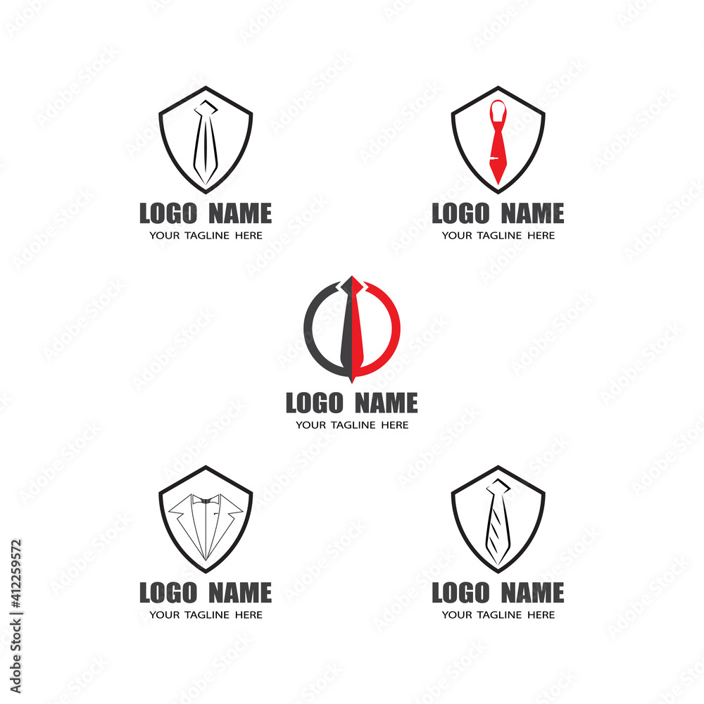 Tuxedo Logo Template vector symbol nature Tuxedo Logo Template vector symbol nature