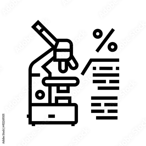 live birth rate line icon vector. live birth rate sign. isolated contour symbol black illustration