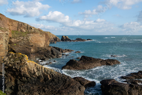 rocks and sea