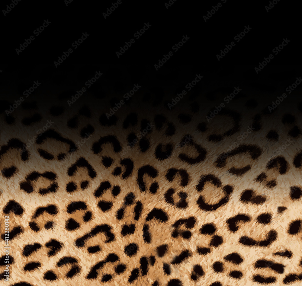 Obraz premium Seamless leopard pattern, leopard texture, animal print