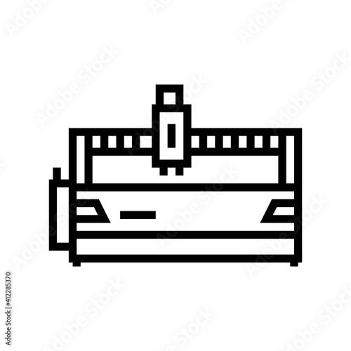 water apparatus line icon vector. water apparatus sign. isolated contour symbol black illustration