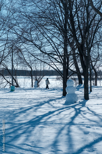 winter in the park
