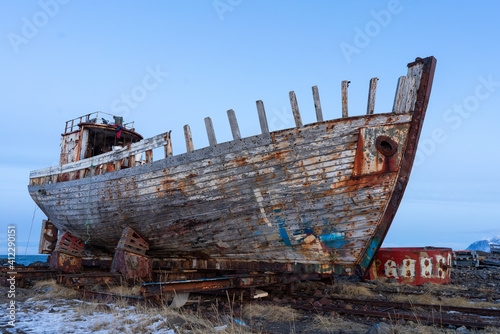Old boat in Iceland