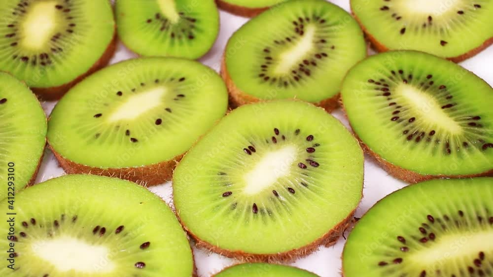 Kiwi Slices Kiwi background Closeup Texure Green Fruit Kiwi Slices Kiwi background Closeup Texure Green Fruit