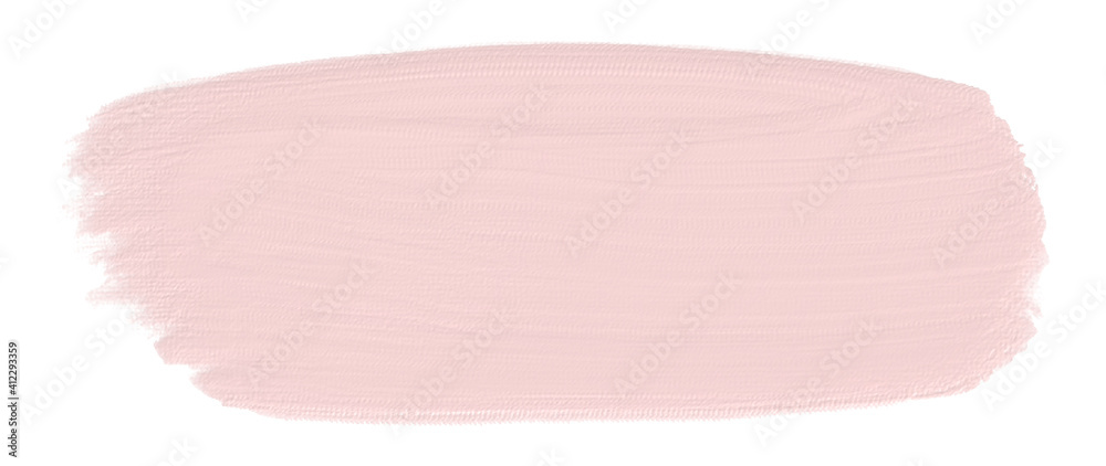 Watercolor, oil spot. Delicate pink. Isolated on white background. Drawn by hands. It can be used to design postcards, wedding invitations, social networks.