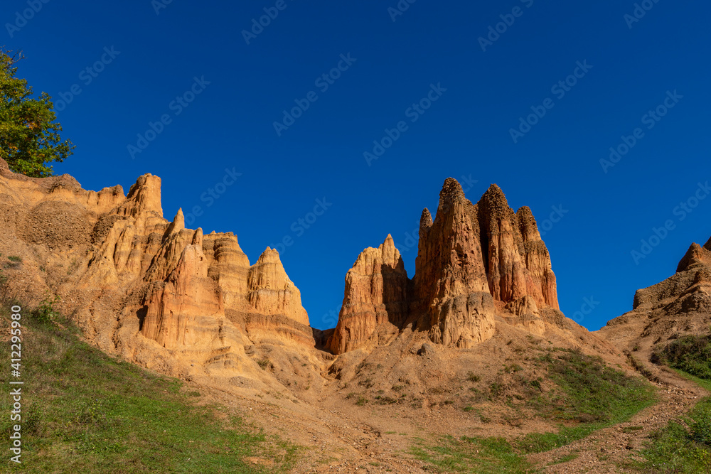 sand dunes in the mountains