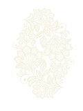 Template frame  design for invitation lace card.
