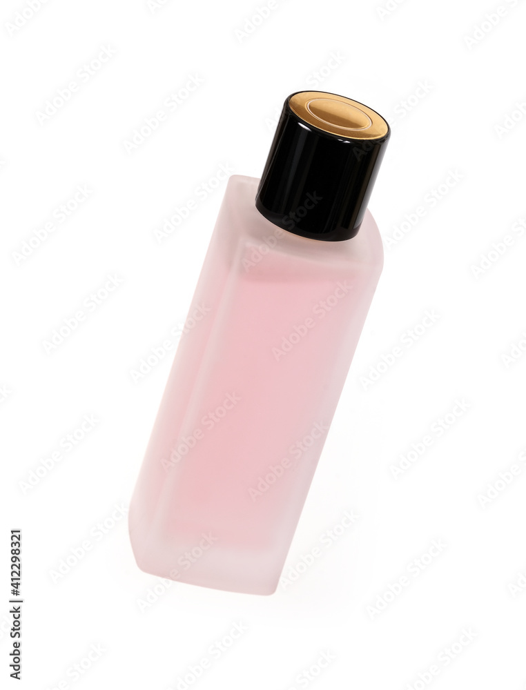 Layout of perfume bottle isolated on a white background Layout of perfume bottle isolated on a white background