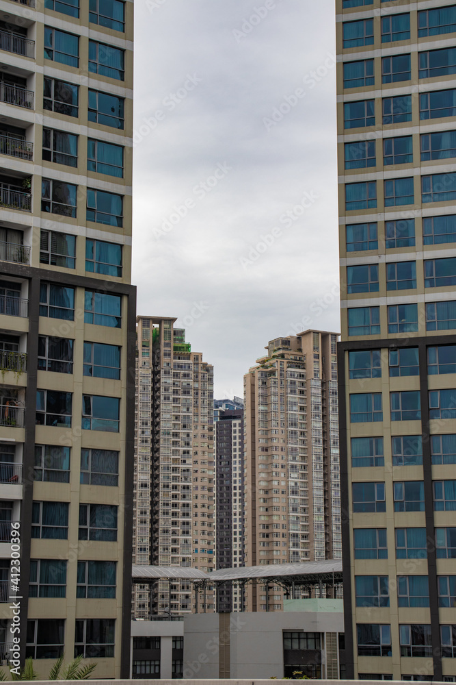 office building, modern building, vietnam