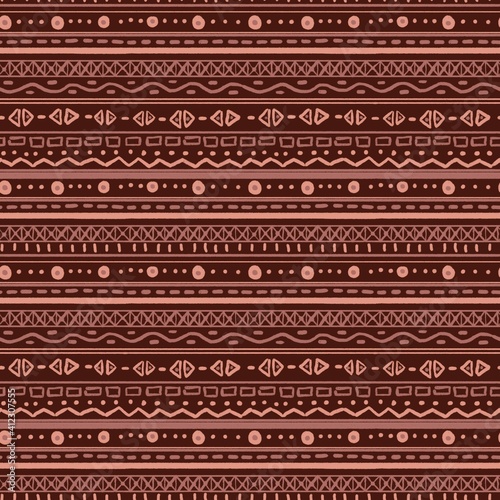 seamless abstract pattern. Boho. Design for fabric, textile, wallpaper and packaging 