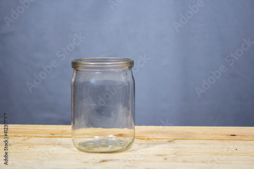 empty glass jar