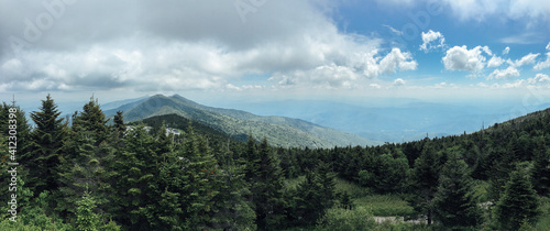 View of the Smoky Mountains from Mount Mitchell State Park photo