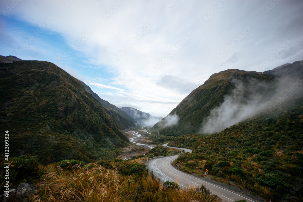 A drive with a view. A drive with a view.