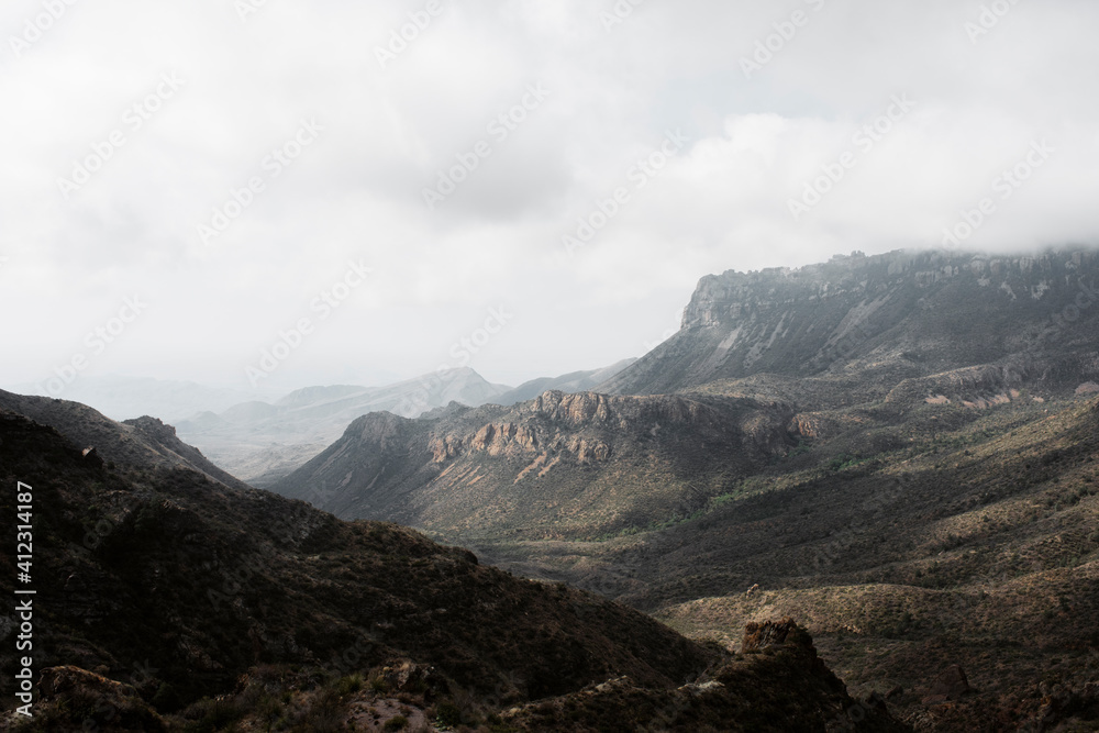 Vista Of The Chihuahua Mountains in Big Bend National Park Vista Of The Chihuahua Mountains in Big Bend National Park