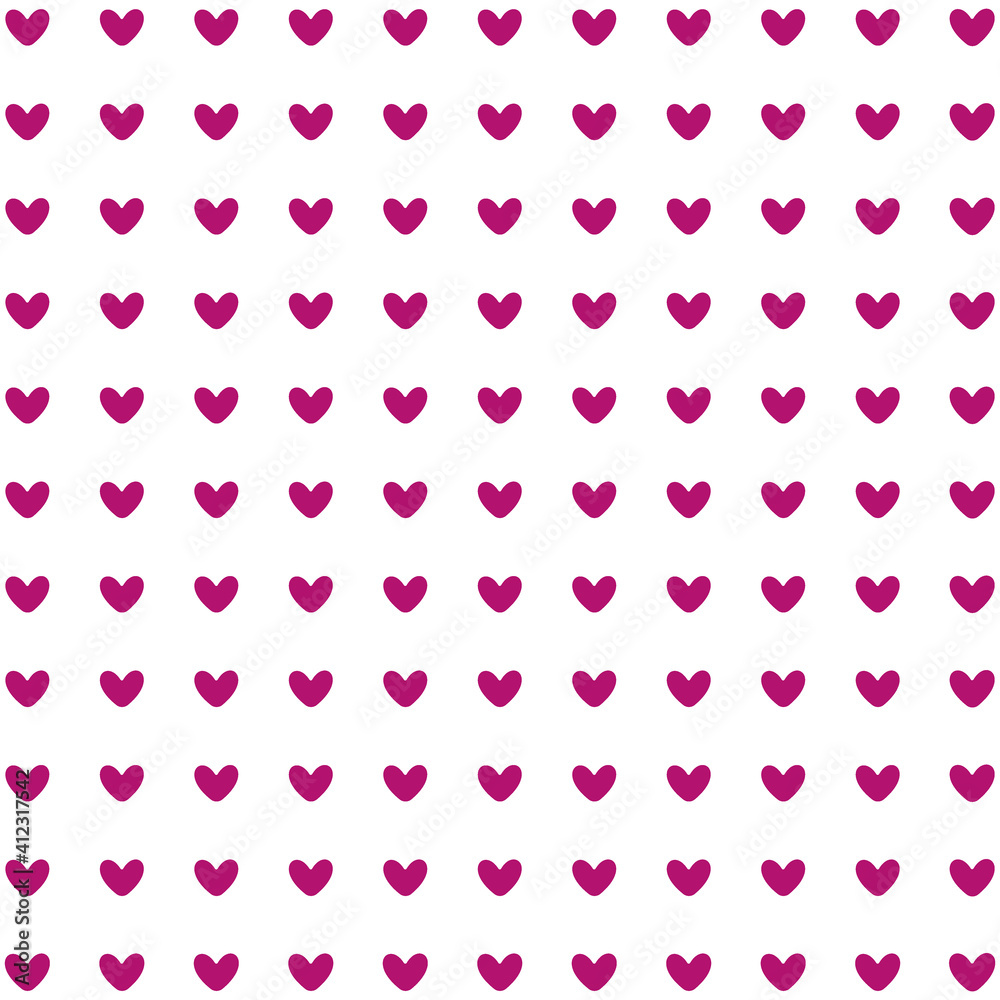 Abstract halftone background of red hearts, design element
