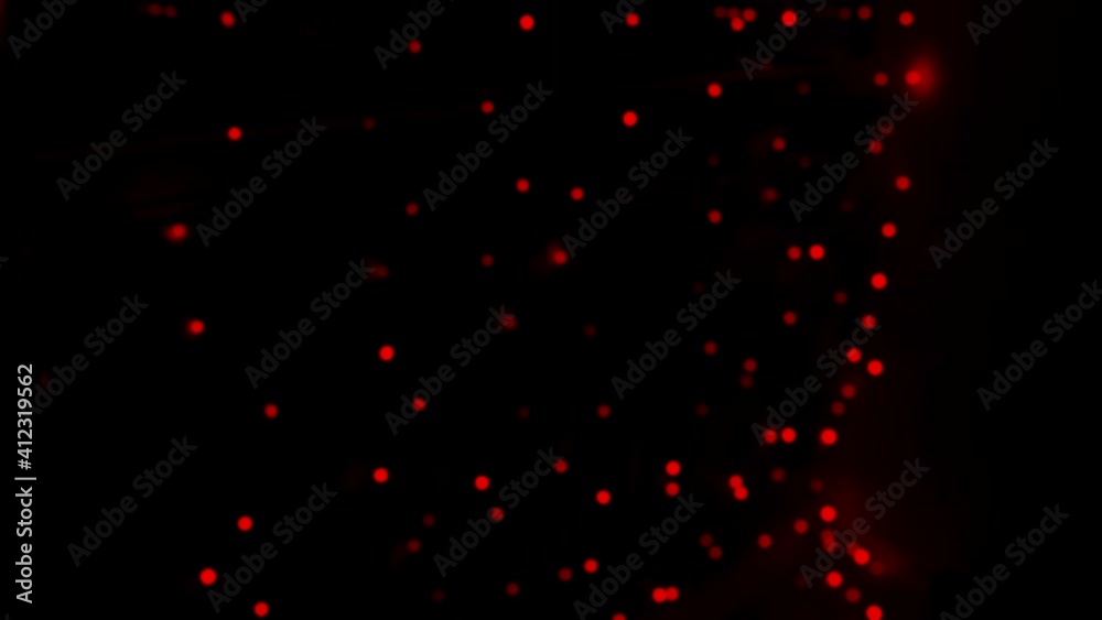 Beautiful blurred red flickering light. Home decoration with garlands on the window, night Bokeh lighting. Festive background. Beautiful blurred red flickering light. Home decoration with garlands on the window, night Bokeh lighting. Festive background.