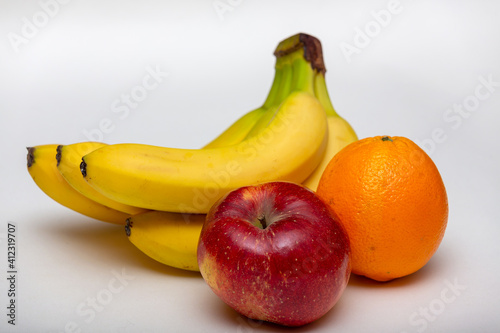 bananas orange and apples