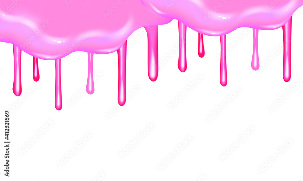 Spreading paint, varnish, caramel or jam. Slime vector texture.Stylish acrylic or watercolor liquid layered colorful painting concept.