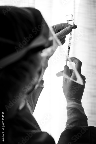 Vacunación de Covid-19 en España, personal sanitario