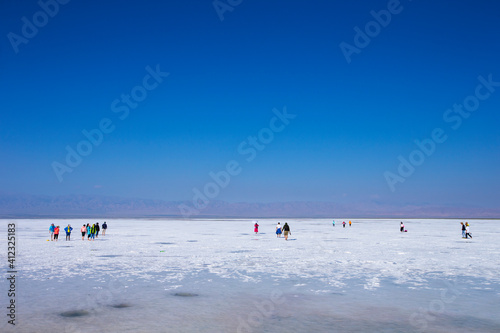 tourist in salt lake photo