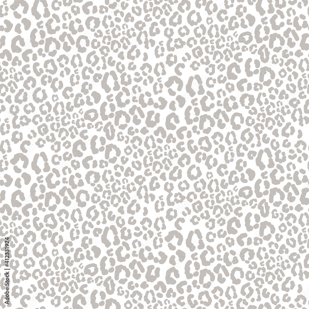 Leopard skin seamless pattern. Wild print animal background for paper wrap, textile, package and print design.