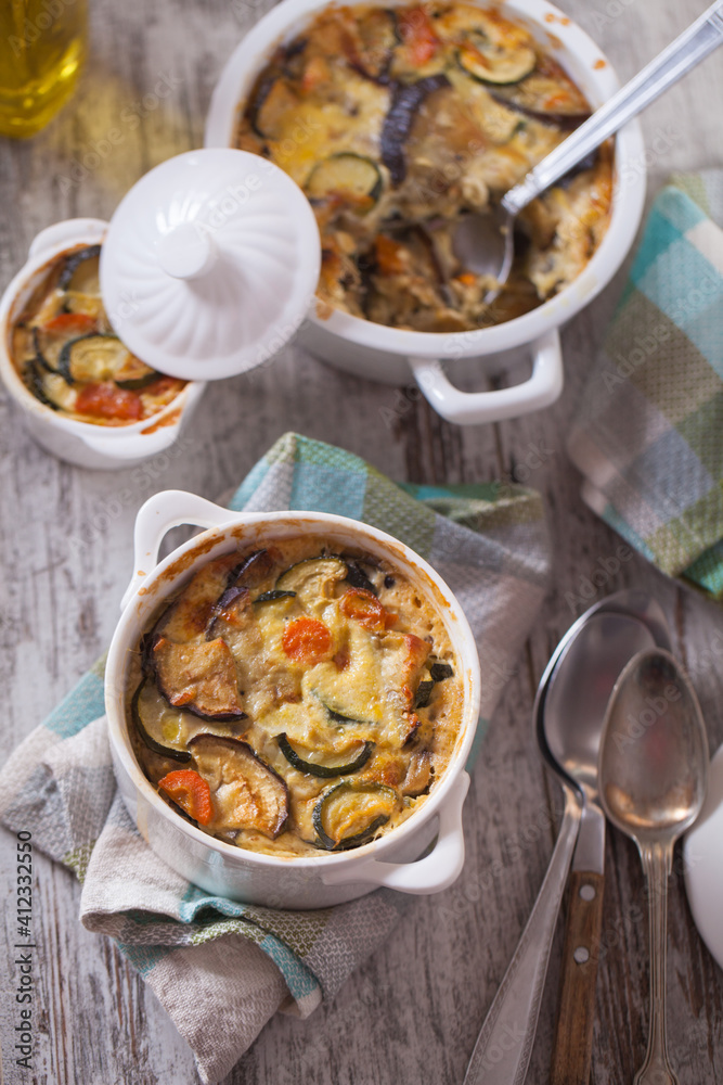 Vegetable quiche