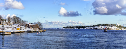 Slika na platnu A view of the Stockholm archipelago in the Baltic Sea by the community Dalaro