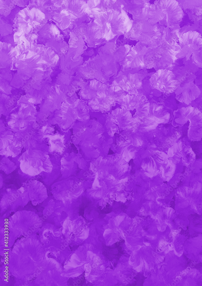 Purple ink and watercolor texture on white paper background. Gradient paint strokes and decalcomania effect. Hand-painted gouache abstract image. Mess on the canvas. Purple ink and watercolor texture on white paper background. Gradient paint strokes and decalcomania effect. Hand-painted gouache abstract image. Mess on the canvas.