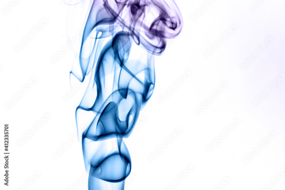 Movement of smoke, Abstract smoke color smoke on white background Movement of smoke, Abstract smoke color smoke on white background