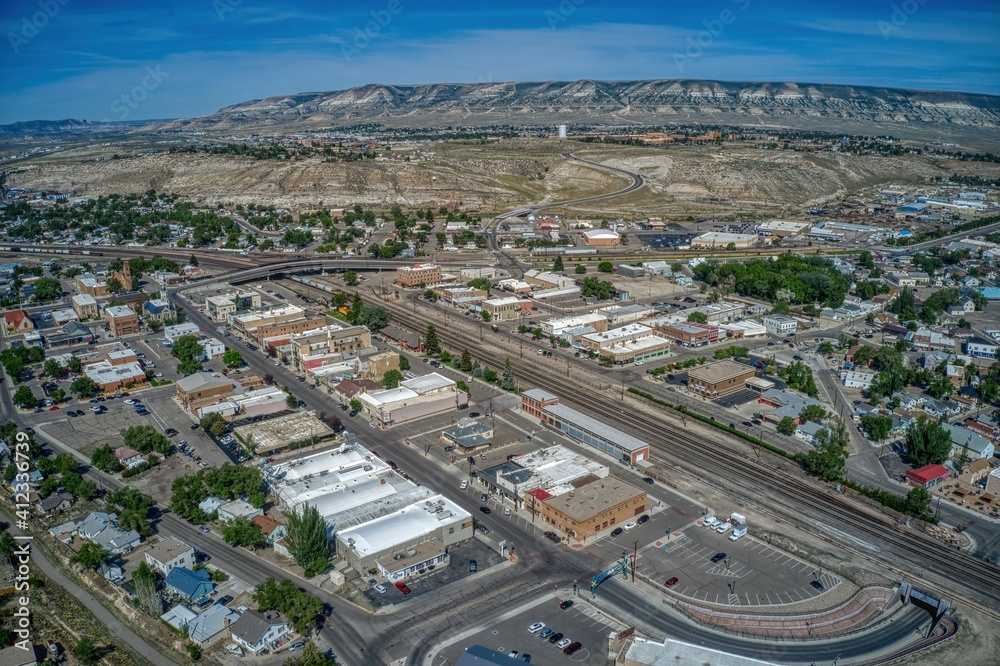 Rock Springs is the 5th Largest Town in Wyoming and a Stop on a Passenger Train Line Rock Springs is the 5th Largest Town in Wyoming and a Stop on a Passenger Train Line