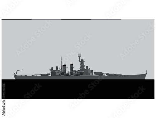 Slika na platnu USS NORTH CAROLINA 1941