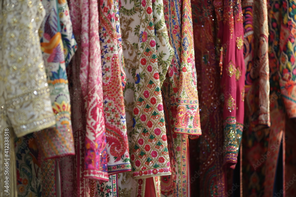 Beautiful clothes on a hanger Beautiful clothes on a hanger