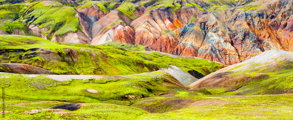 Icelandic Rainbow Mountains