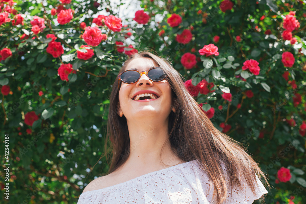 Portrait of a beautiful woman outdoors Portrait of a beautiful woman outdoors