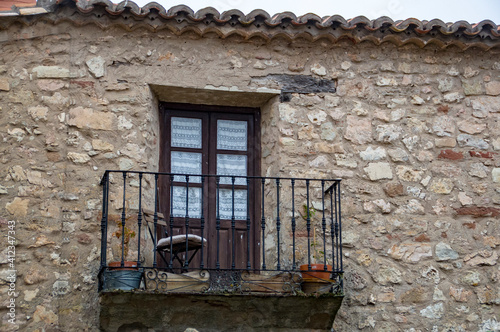 Un balc  n con vistas. Medinaceli  Soria  Castilla y Le  n  Espa  a