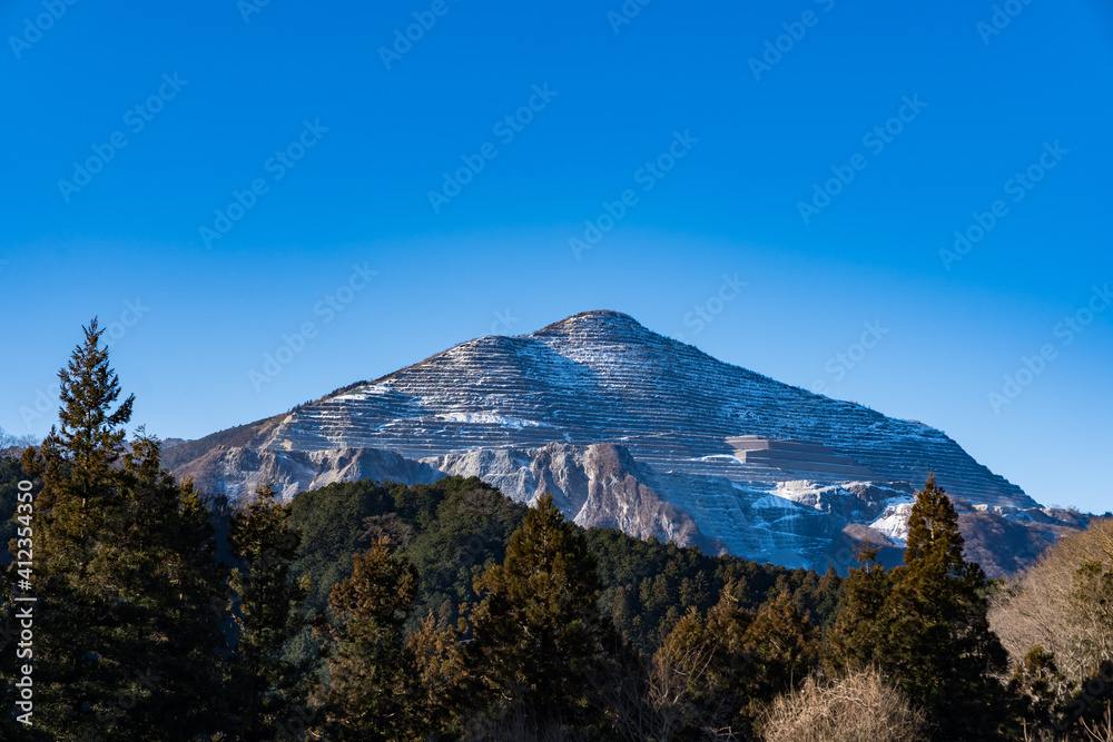 武甲山　雪景色