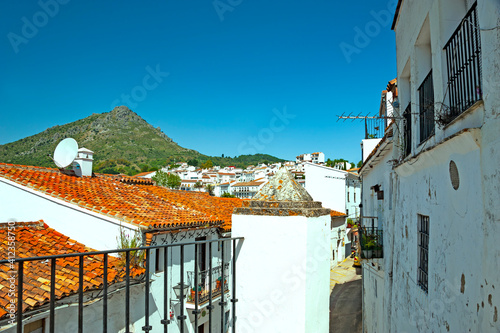 Village Algatocin, beautifully nestled in the Serrania de Ronda, Andalusia, Spain photo