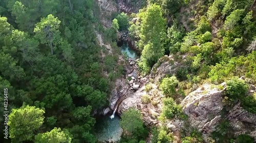 Canyoning in the Xtrem South Canyon in Corsica photo