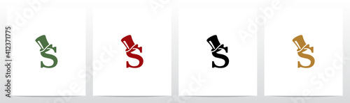 Top Hat On Letter Logo Design S