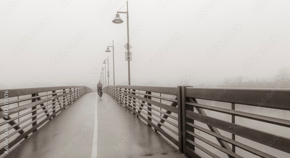 Foggy Morning Bike Ride Foggy Morning Bike Ride