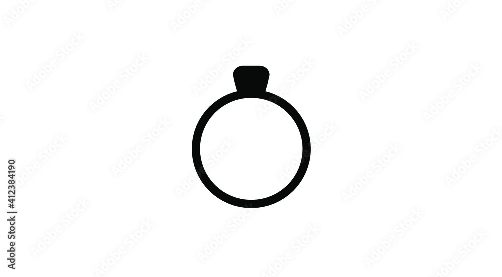Engagement ring, diamond ring vector EPS 10, logo template. Jewelry ring silhouette. Engagement ring, diamond ring vector EPS 10, logo template. Jewelry ring silhouette.