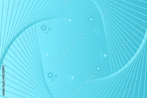 Stylish blue square swirl background