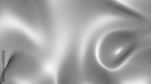 Gray 3D dynamic abstract light and shadow artistic wave futuristic texture pattern background