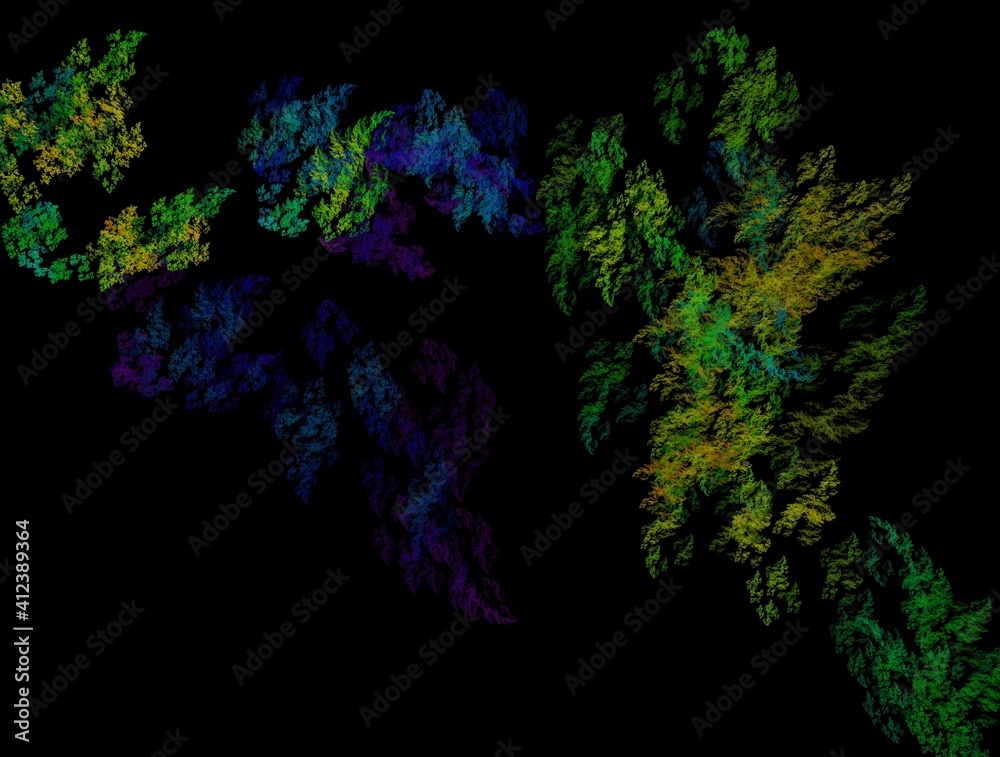 Imaginatory fractal background Image