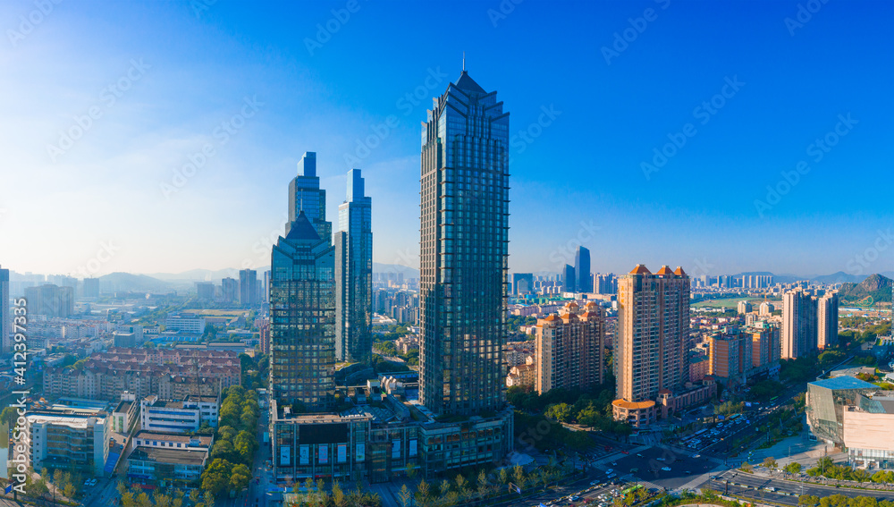 Fototapeta premium Urban scenery of Suzhou, Jiangsu Province, China