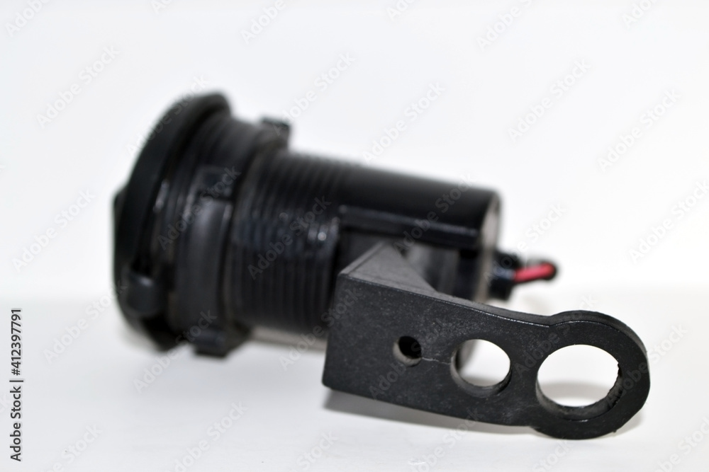Obraz premium Close-up, Usb motorcycle charger